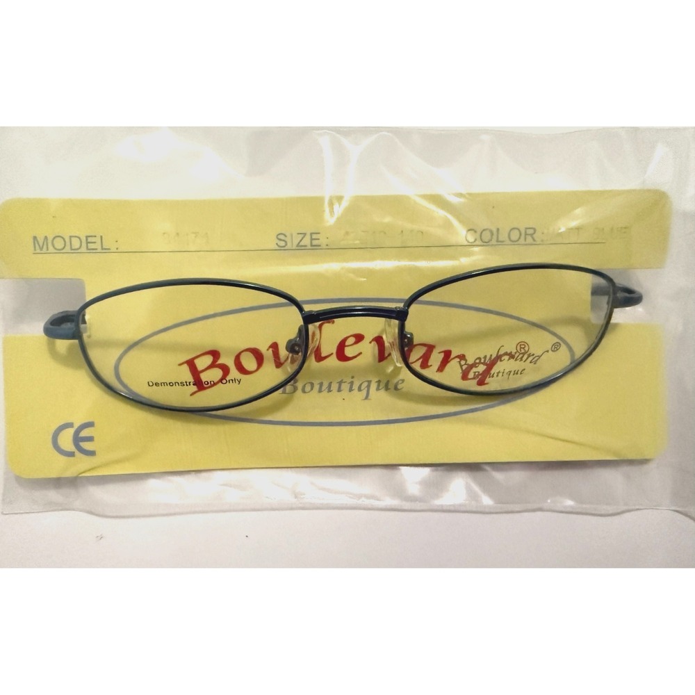 Boulevard Boutique 4171 MATT BLUE 47-18-140 Full Rim Eyeglasses Frame‎